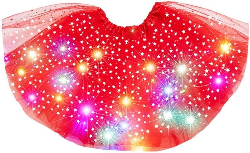Nicute Light Up Tutu Led Layered Tulle Tutus Skirt for Women - Image 1